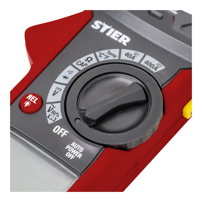 STIER Digital Current Clamp AC/DC 1000V 400A 40MΩ 100kHz high accuracy achieved