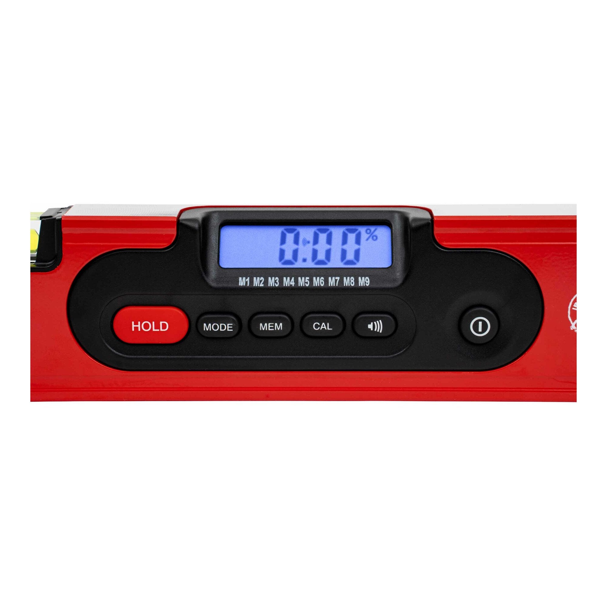 STIER Digitale Wasserwaage SDW-1200 LCD-Display ±0,2° HOLD-Funktion 120 cm