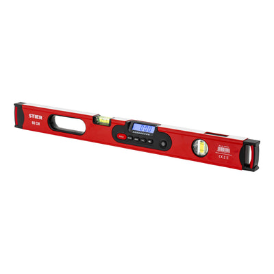 STIER Digitale Wasserwaage SDW-600 LCD-Display ±0,2° HOLD-Funktion 60 cm