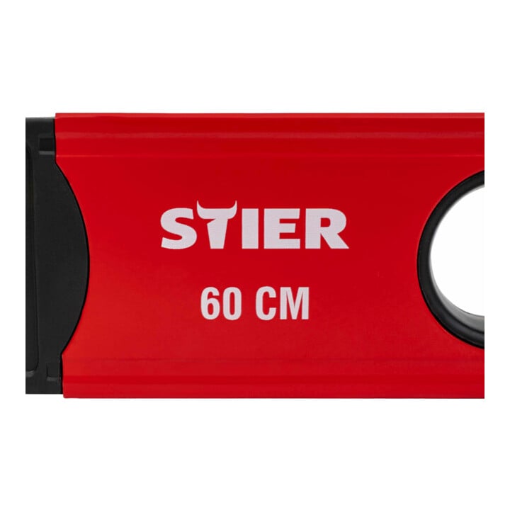 STIER Digitale Wasserwaage SDW-600 LCD-Display ±0,2° HOLD-Funktion 60 cm