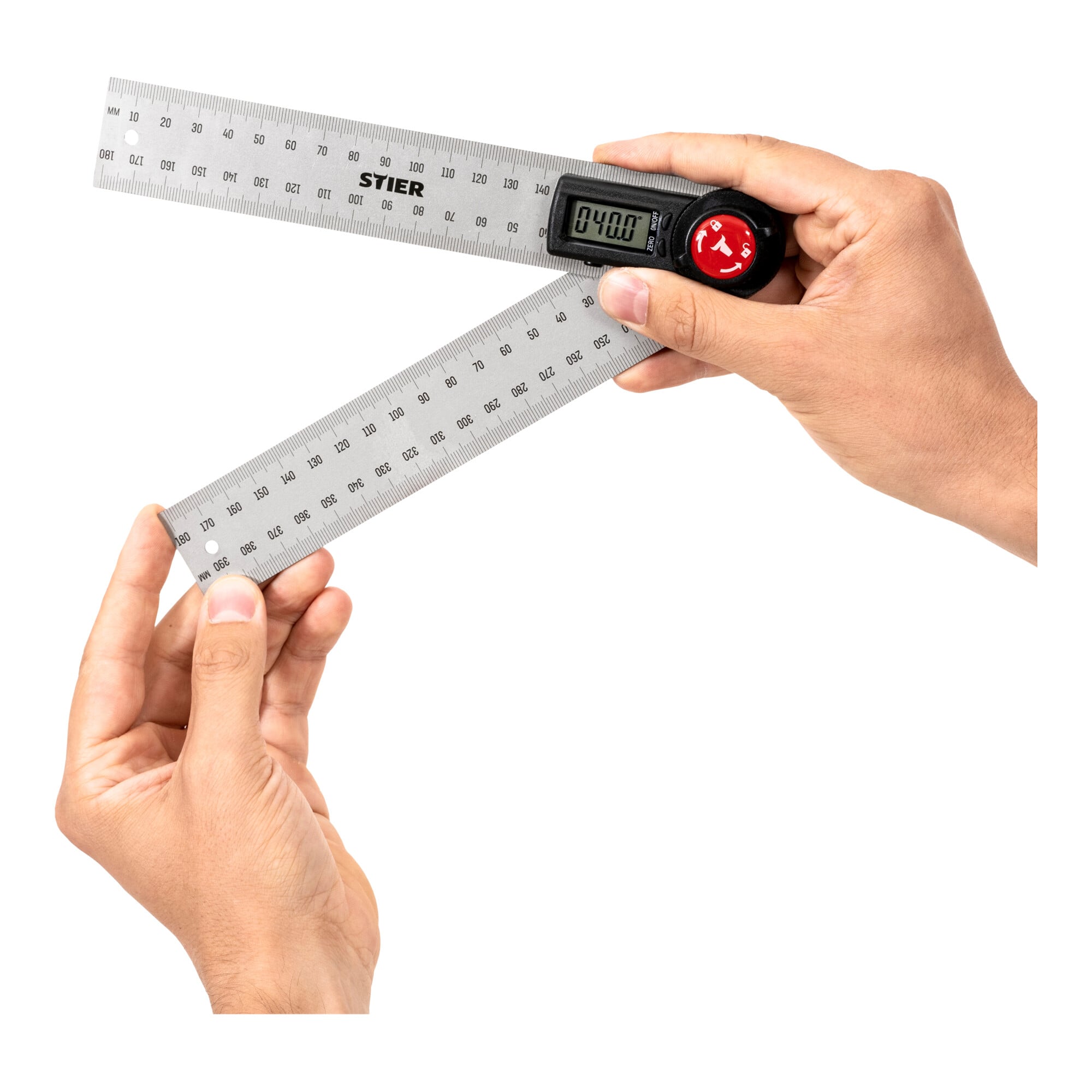 STIER Digitaler Winkelmesser SDW 200 Winkelschmiege mit Feststellfunkion