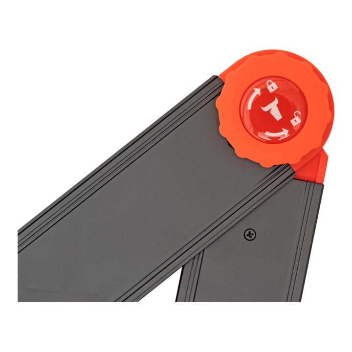 STIER Digitaler Winkelmesser SDW 450 LCD-Display ±0,1° Aluminium 450 mm