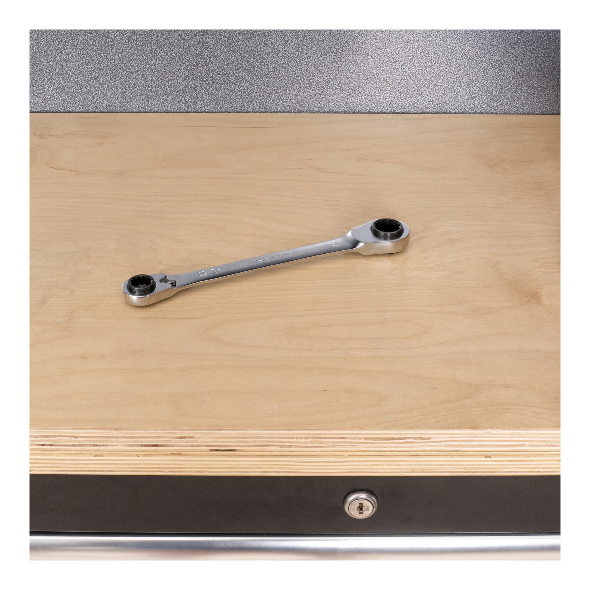 STIER Doppel-Ringratschenschlüssel KraftSpezial 4-in-1 10x13x17x19 mm