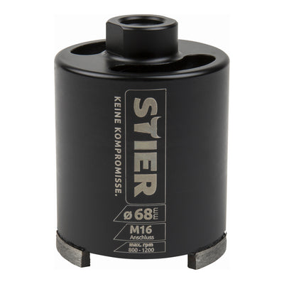 STIER can countersink abrasive M16 can drill core drill 68 to 82 mm drill bit