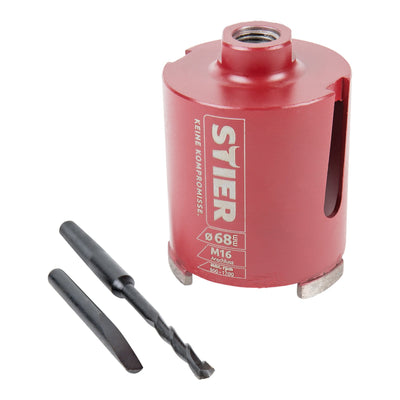 STIER diamond core drill bit set M16 hexagon socket drill bit core drill various ⌀