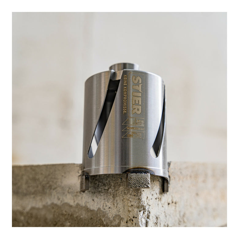STIER Premium Diamant Dosensenker Durchmesser: 68-82 mm M16 mit/ohne DAS System