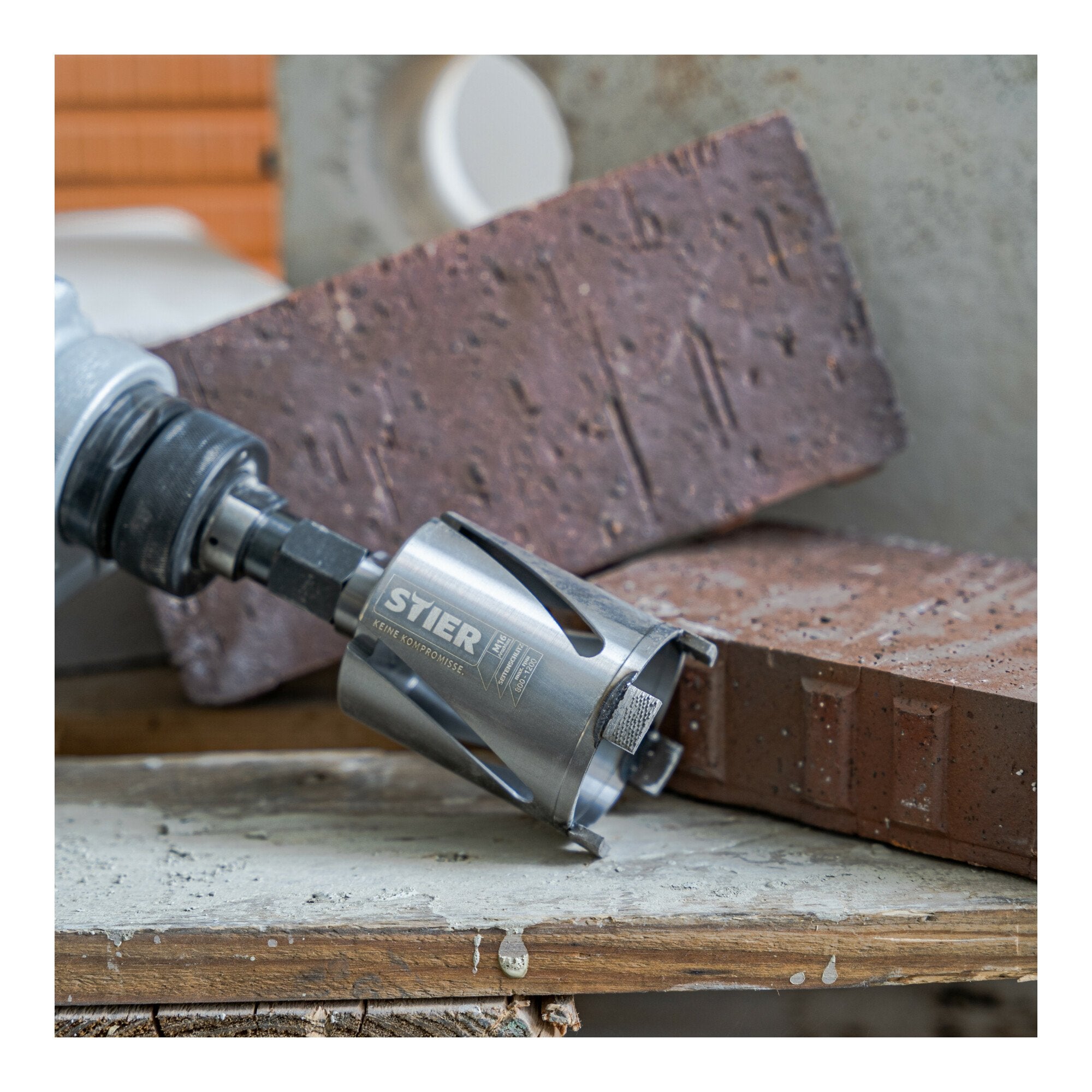 STIER Premium Diamant Dosensenker Durchmesser: 68-82 mm M16 mit/ohne DAS System