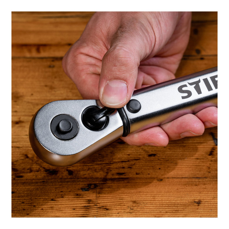 STIER torque wrench 20-100 Nm with reversible ratchet 1/2 inch reversible function