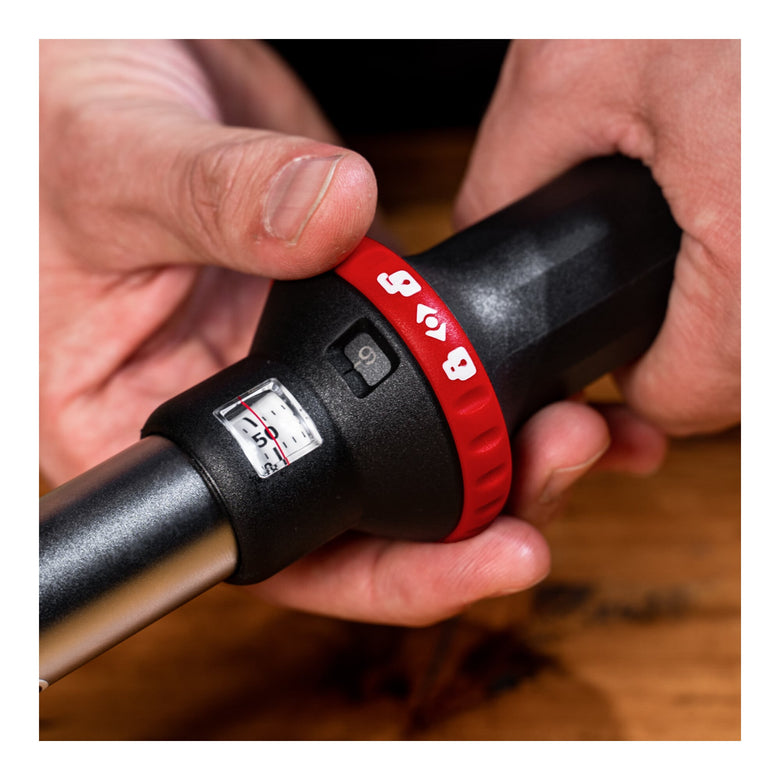STIER Drehmomentschlüssel 20-100 Nm mit Umschaltknarre 1/2 Zoll Umschaltfunktion