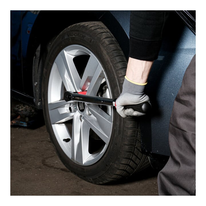 STIER Drehmomentschlüssel 20-100 Nm mit Umschaltknarre 1/2 Zoll Umschaltfunktion