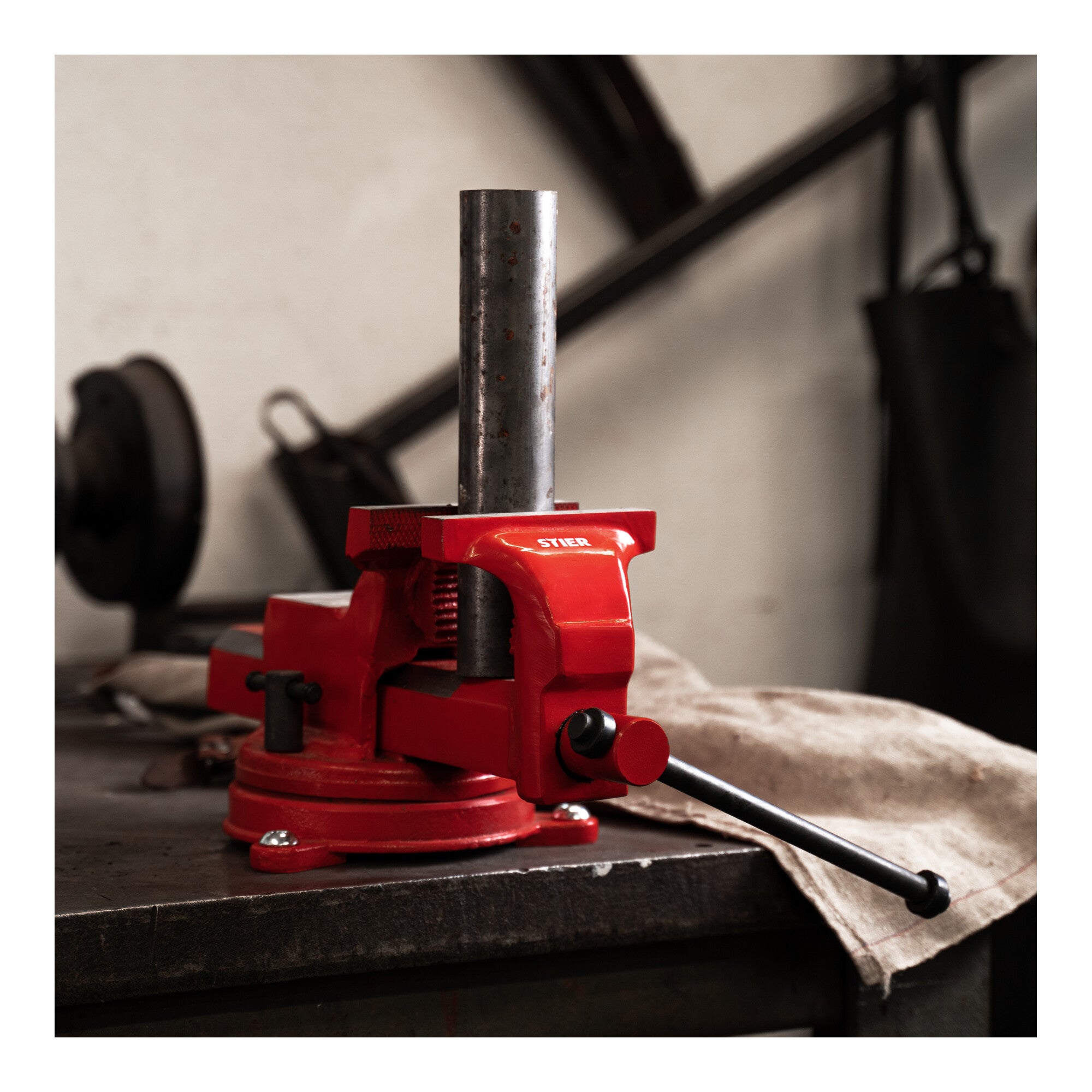 STIER turntable for parallel vice size 100-150 rotation 360 degrees