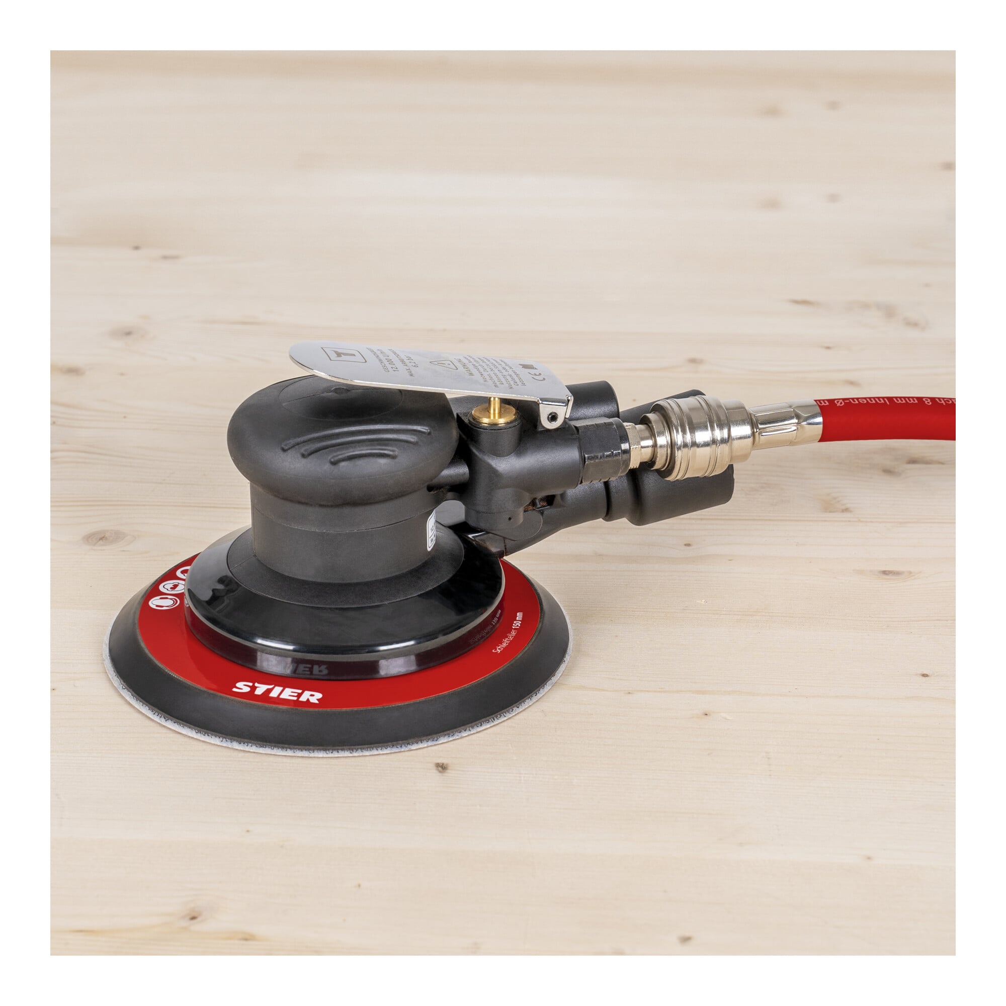 STIER Exzenterschleifer EXS-120 Länge 187 mm Schleifteller 150 mm geeignet für