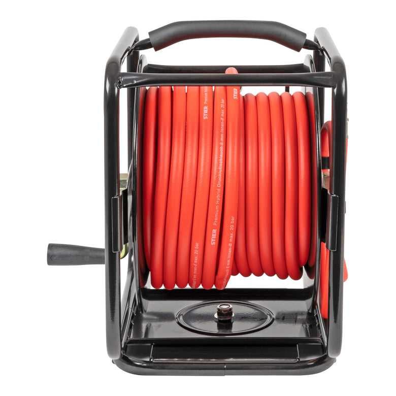 STIER compressed air hose reel including wall bracket compressed air hose SBT-30