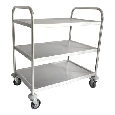STIER Edelstahl Servierwagen