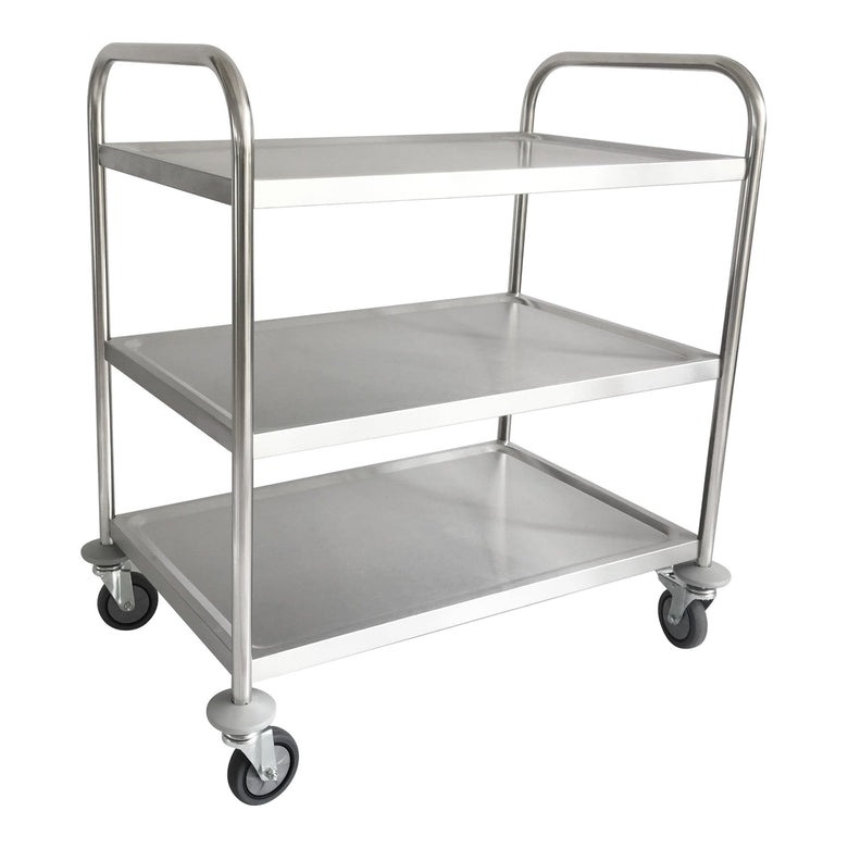 STIER Edelstahl Servierwagen