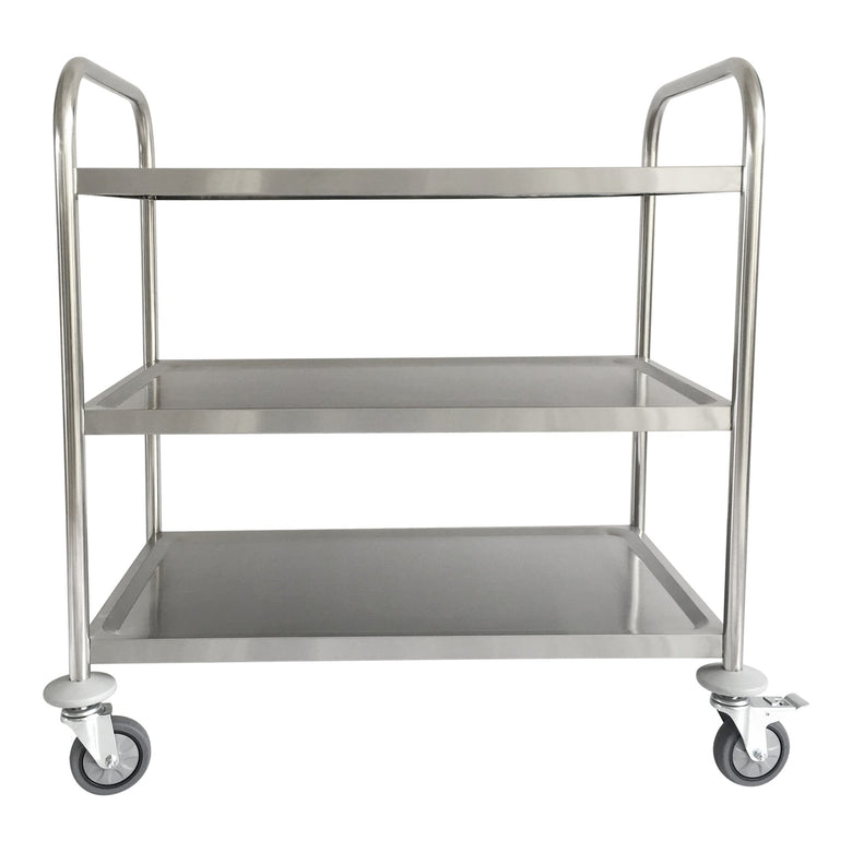 STIER Edelstahl Servierwagen