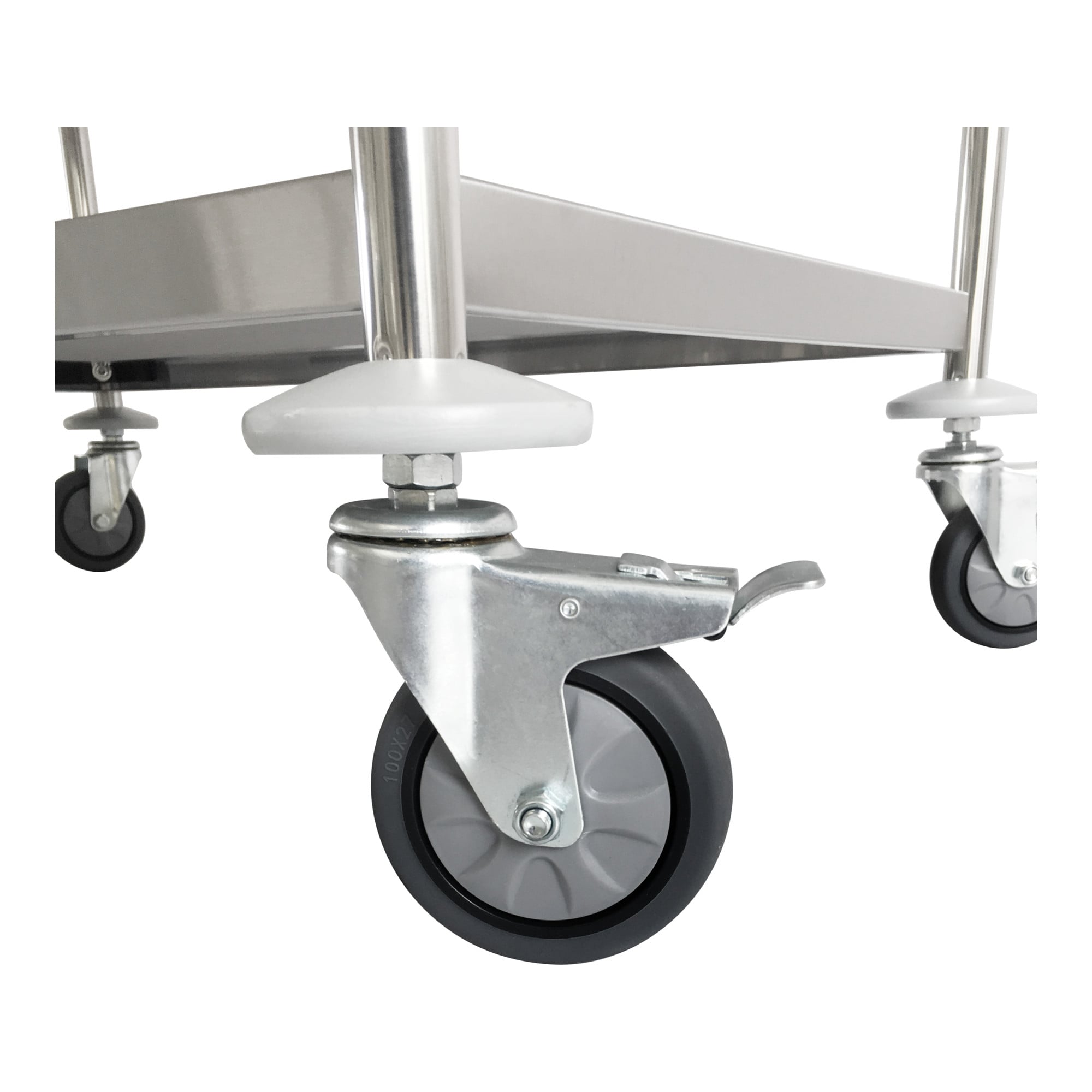 STIER Edelstahl Servierwagen