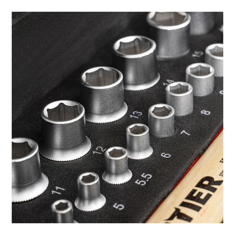 STIER electrician's tool assortment tool case 128-piece spirit level hammer