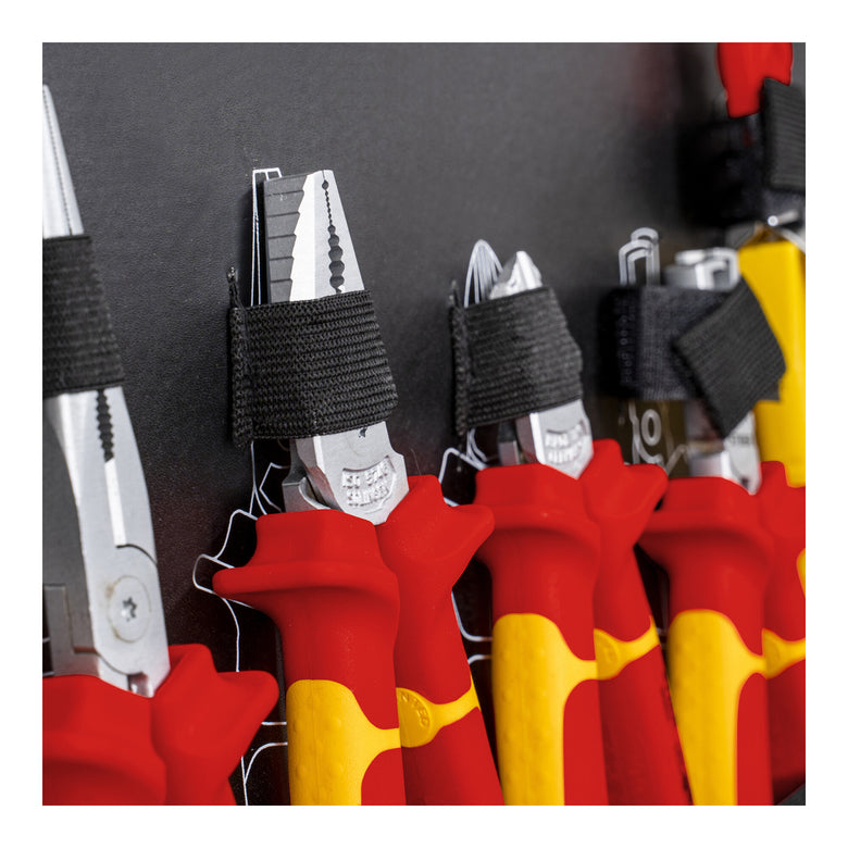 STIER electrician's tool assortment tool case 128-piece spirit level hammer