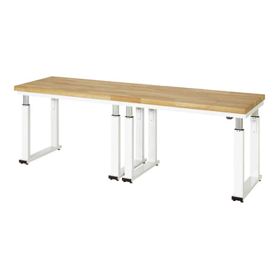 STIER Elektrisch Höhenverstellbare Werkbank Premium BxTxH 2500x700x740-1140 mm