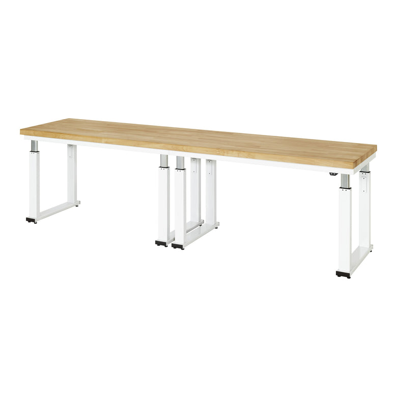 STIER Elektrisch Höhenverstellbare Werkbank Premium BxTxH 3000x700x740-1140 mm
