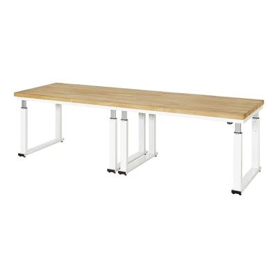 STIER Elektrisch Höhenverstellbare Werkbank Premium BxTxH 3000x900x740-1140 mm