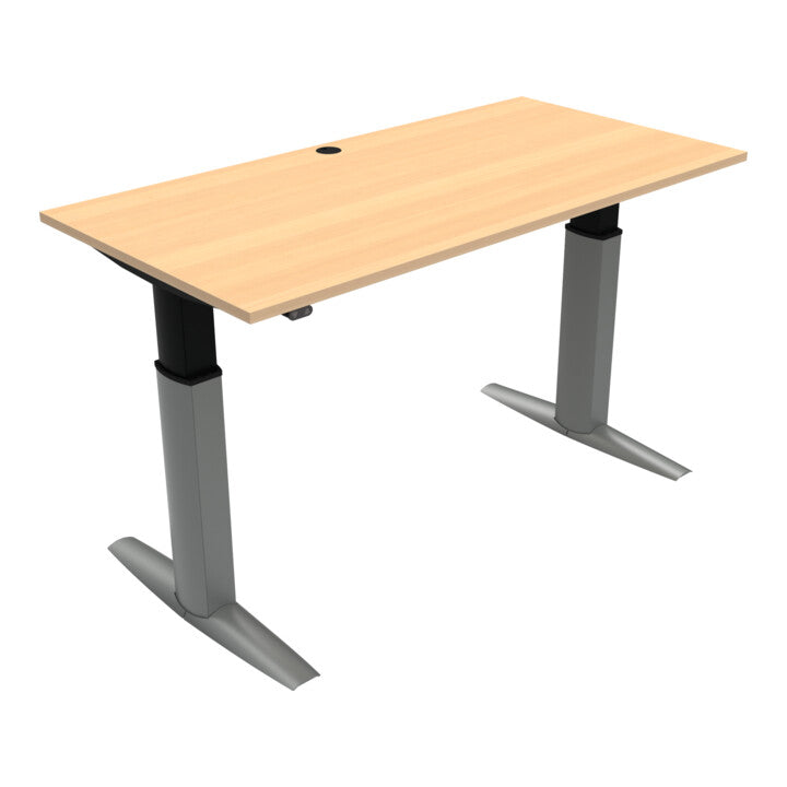 STIER Höhenverstellbarer Schreibtisch elektrisch ergonomisch div Größen u Farben