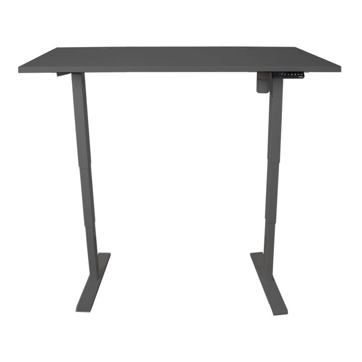STIER Electrically height-adjustable desk THA 120x80cm black/black