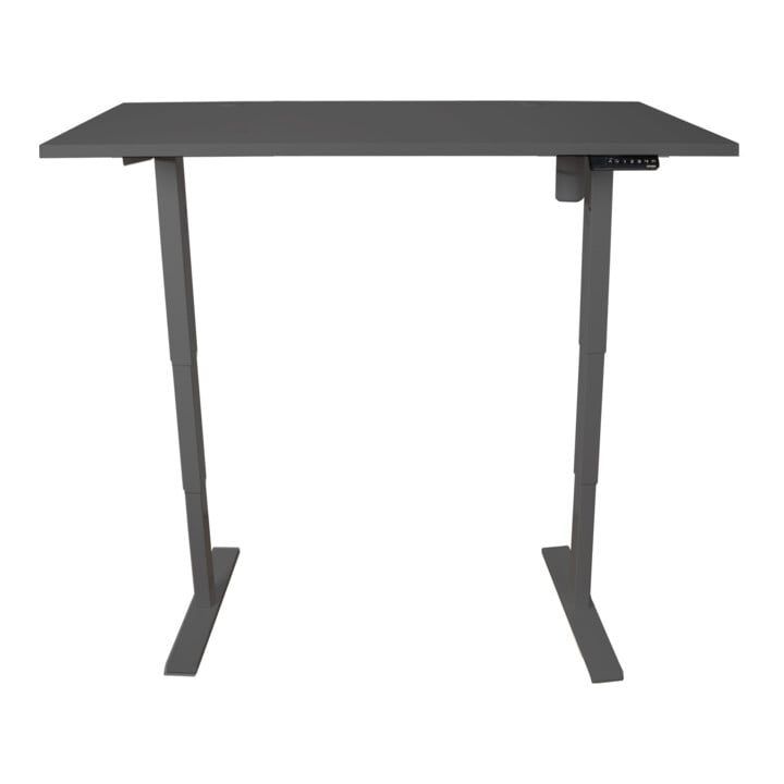STIER Electrically height-adjustable desk THA 120x80cm black/black