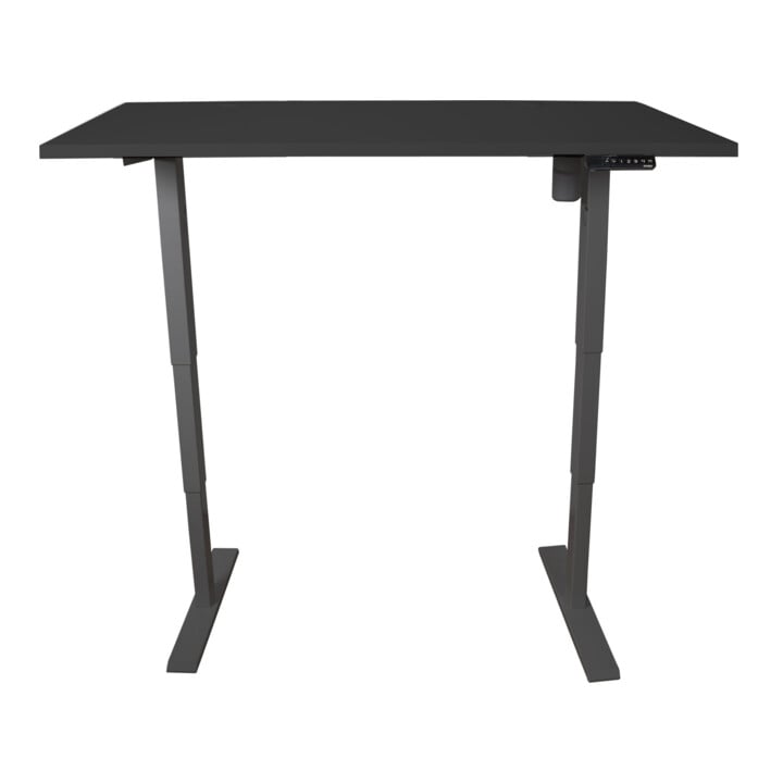 STIER Electrically height-adjustable desk THA 140x80cm black/black