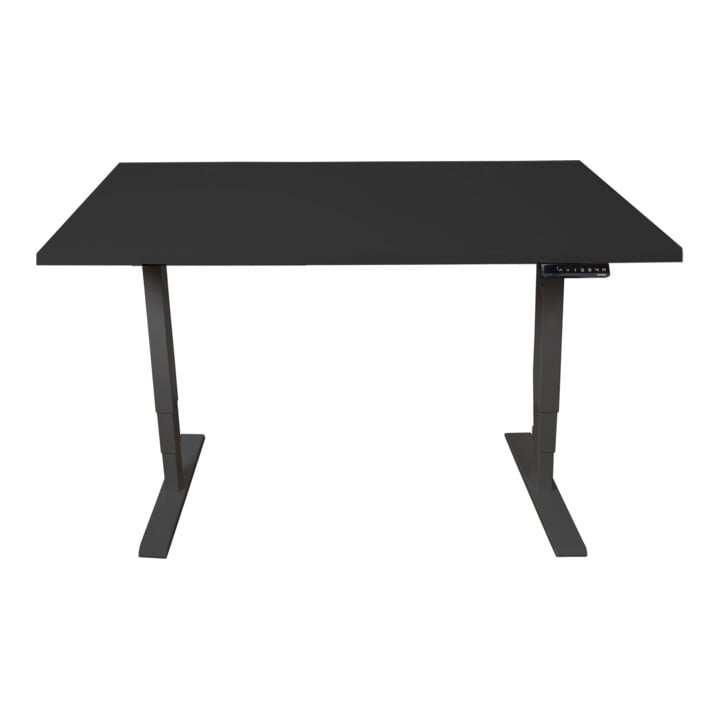 STIER Electrically height-adjustable desk THA 140x80cm black/black