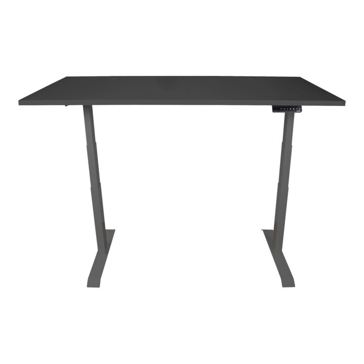 STIER Electrically height-adjustable desk TSR 160x80cm black/black