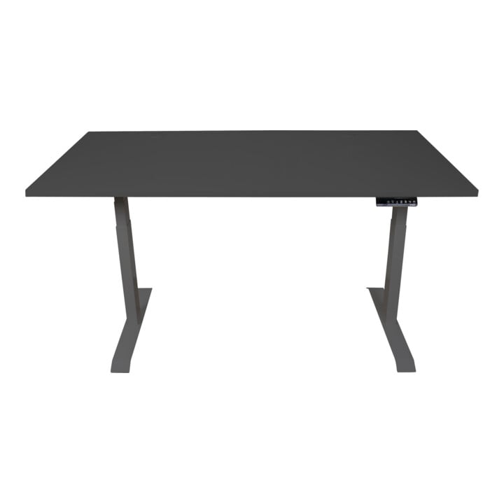 STIER Electrically height-adjustable desk TSR 160x80cm black/black