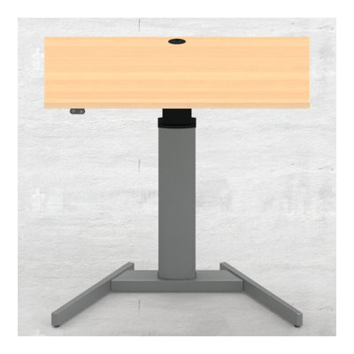STIER Elektrisch höhenverstellbarer Steh-Tisch 501-19 100x80cm Buche mel.