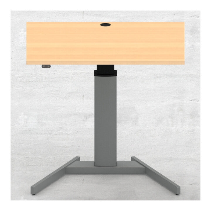 STIER Elektrisch höhenverstellbarer Steh-Tisch 501-19 100x80cm Buche mel.