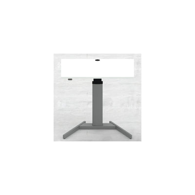 STIER Elektrisch höhenverstellbarer Steh-Tisch 501-19 100x80cm Weiß mel.