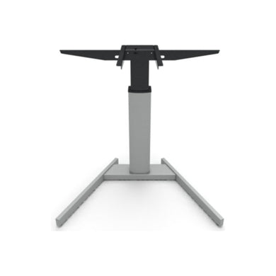 STIER Electrically height-adjustable standing table 501-19 100x80cm white mel.