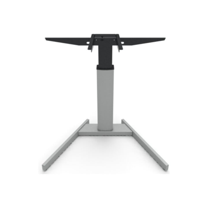 STIER Electrically height-adjustable standing table 501-19 100x80cm white mel.
