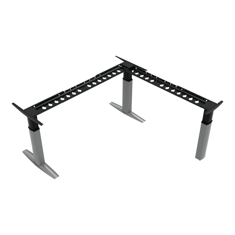 STIER Elektrisch höhenverstellbares Gestell für Eckschreibtisch 501-23 68-120cm