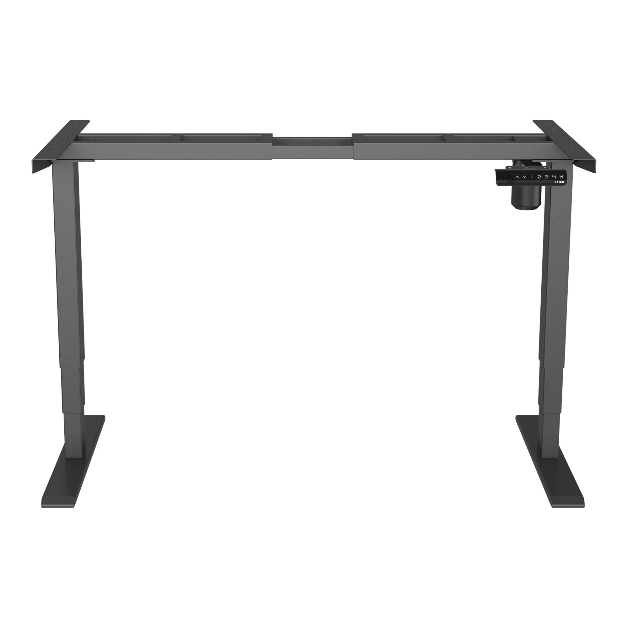 STIER Electrically height-adjustable desk frame THA black customizable