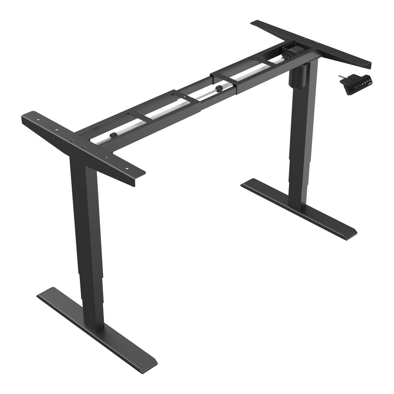 STIER Electrically height-adjustable desk frame THA black customizable