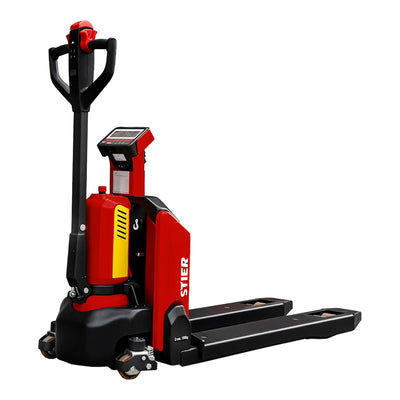 STIER electric pallet truck EZY-15 with scale, load capacity 1500 kg, fork length 1150 mm