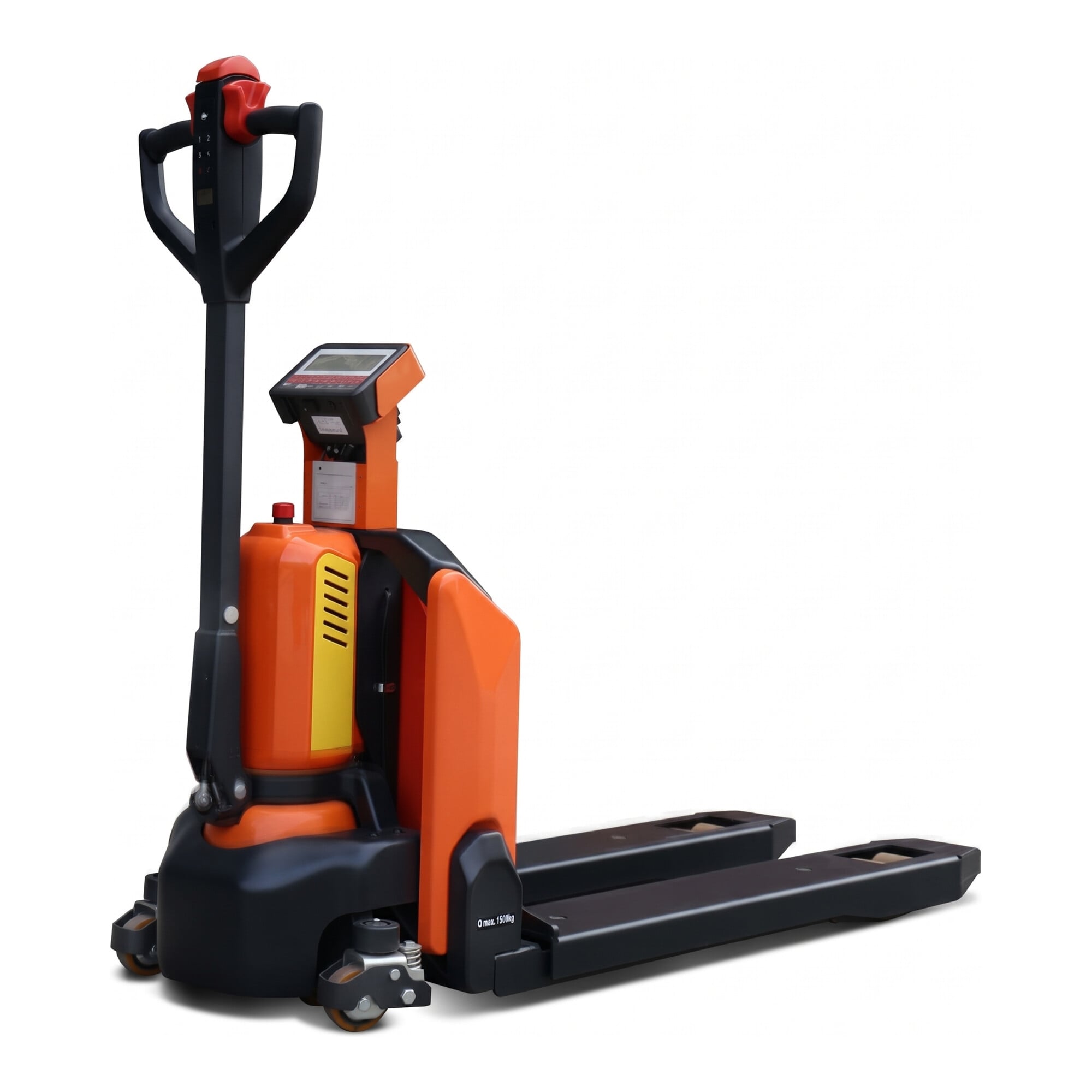 STIER electric pallet truck EZY-15 with scale, load capacity 1500 kg, fork length 1150 mm