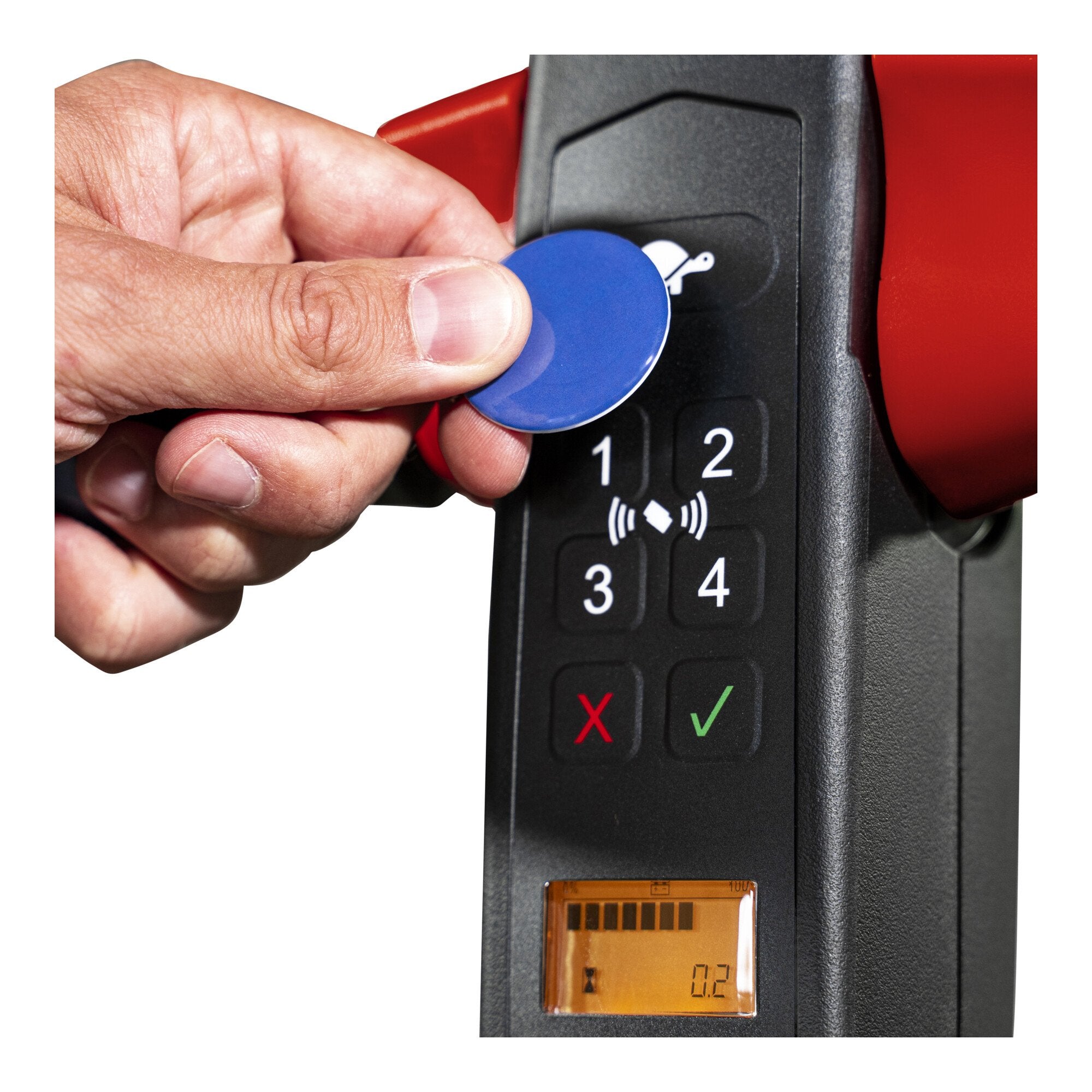 STIER Elektro-Hubwagen EZY-20 Tragkraft 2000 kg Multifunktionsdisplay Gabellänge