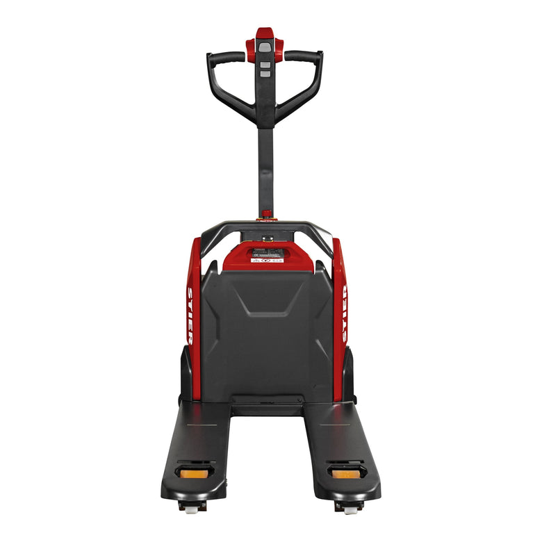 STIER electric pallet truck EZY-20 load capacity 2000 kg multifunctional display fork length
