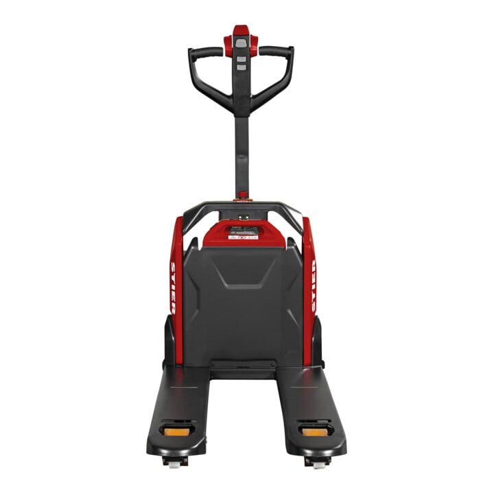STIER electric pallet truck EZY-20 load capacity 2000 kg multifunctional display fork length