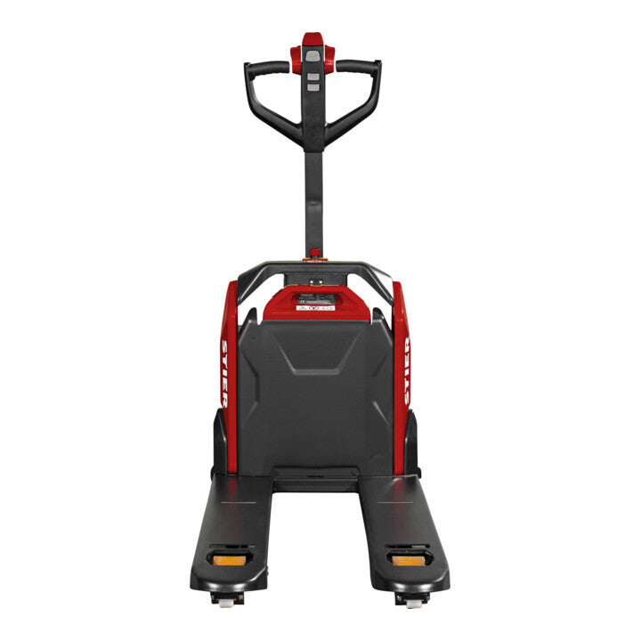 STIER electric pallet truck EZY-20 load capacity 2000 kg multifunctional display fork length