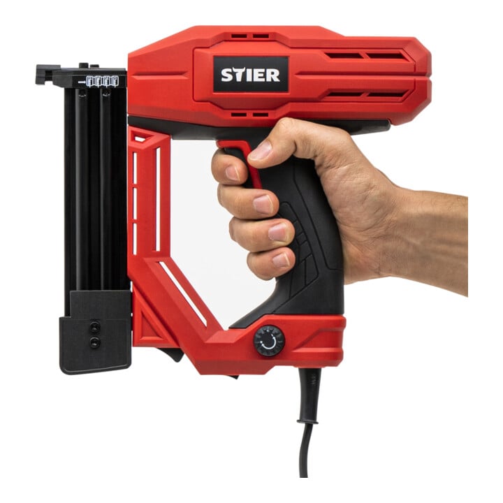 STIER electric combi tacker TK-18 230 V with 400 nails and staples nailer