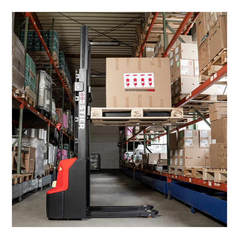 STIER Elektro-Stapler ELY-12 Tragkraft 1200kg Polyurethan-Bereifung