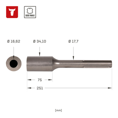 STIER ground nail driver 16.5 mm SDS-max